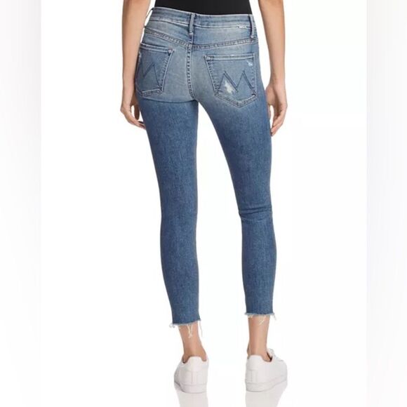 Mother jeans looker RARE Mother Looker Jeans w/ custom embroidered message 27. - Picture 5 of 11